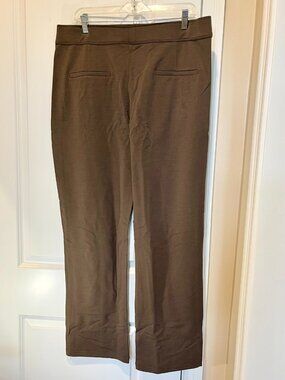 Woolx Emerson Straight Leg Pants NWT XL Brown 85% Merino Wool 12%Nylon 3%Spandex